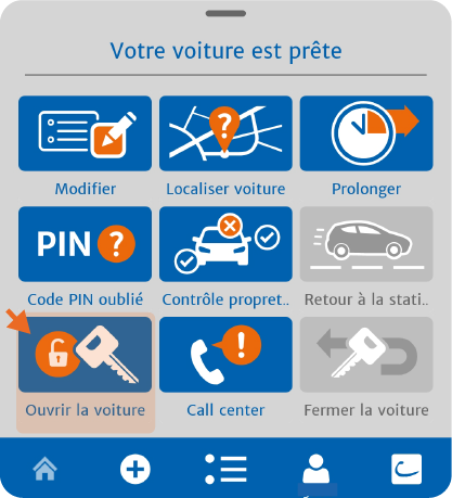 Ouvrir voiture