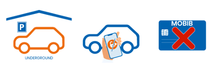 Wagen kan niet worden geopend met de app of MOBIB-kaart. (Ondergrondse) parking no vcs+no mobib+underground